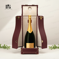 Emballages alimentaires et pour boissons, boîtes en carton ondulé personnalisées pour mini-vin et champagne avec insert en papier, coffret cadeau de 330 ml pour 4 bouteilles