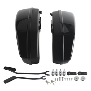 Borse Laterali Rigide Durevoli e Resistenti per Moto Harley Low Rider ST/<span class=keywords><strong>El</strong></span> <span class=keywords><strong>Diablo</strong></span>/S FXLRS/FXLR 2020-2024 - Product Image 1