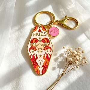 Vintage Style Embossed Metal Keychains Soft Enamel <b>Key</b> Rings Personalized Souvenir Charms for Birthday Party Favors - Product Image 3