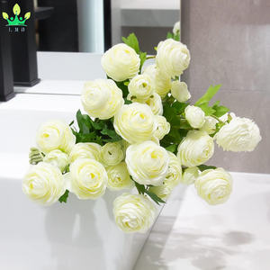 Flores Artificiales de Seda, Ranúnculos, Flores de Ranúnculo Persa, Flores de Tallo Largo para Decoración Principal, Ramos de Boda, Centros de Mesa - Product Image 2