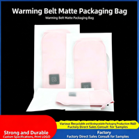 Sac auto-adhésif mat en polyéthylène pour ceinture chauffante, emballage électronique, résistant à l'humidité, logo personnalisé, directement de l'usine