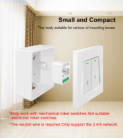 Module d'interrupteur WiFi Tuya Smart Life 1CH 2CH pour rideaux, moteur de volet roulant, disjoncteur intelligent, compatible Android