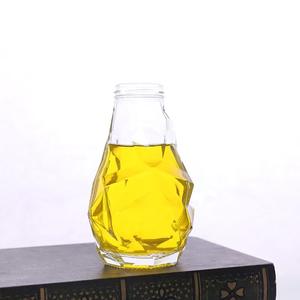 Botella de vidrio vacía de nuevo diseño de 350ml con tapón de rosca de metal para jugo, vino de miel y otras bebidas de frutas. - Product Image 4