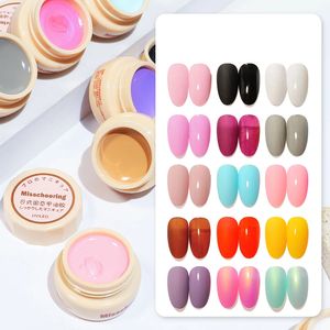 22 Farben Japanischer Solid Cream Gel Nagellack 5g Painting Pudding Gel Nail Art Semi permanenter Lack Maniküre Zeichnung UV Gel - Product Image 1