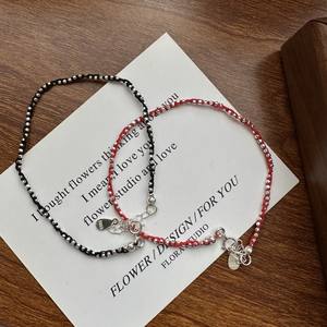 S925 סטרלינג בסגנון קוריאני מתכת מחרוזת אופנתית חוט פשוט חבל אמנות עיצוב פלאש נישה אלגנטי תכשיטים מסוגנן - Product Image 4