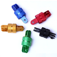 Piezas de conector de cámara de aluminio anodizado, trípode de metal macho a adaptador go pro, nuevo diseño