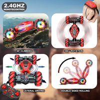 NOUVEAU 1611 PRO 2.4Ghz Voiture télécommandée 4x4 à l'échelle 1:18, véhicule de cascades, contrôle par montre, voiture RC pour enfants, cadeaux, 2 piles incluses