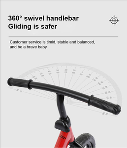 Vélo d'équilibre pour enfants sans pédales en métal, vélo d'apprentissage pour bébés - Product Image 3