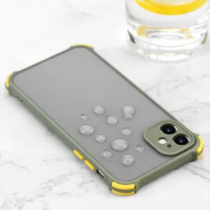 iPhone 11 PRO 12 Pro Max 12 Mini 6 7 8 XR新设计的彩色防摔保险杠手机壳，用于批发