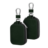 Boîte universelle pour écouteurs en simili cuir, anti-poussière, antichoc, étui de protection multifonction, sac à clés, porte-clés, personnalisable