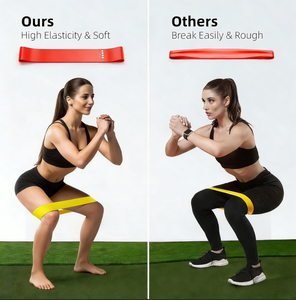 Bandas de Resistencia de Látex con Impresión Personalizada al por Mayor, Bandas Elásticas para Pilates, Gimnasio, Yoga, Entrenamiento Físico - Product Image 4