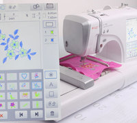 Machine à coudre et à broder informatisée MYSEW V700, 650 tr/min, 235x100 mm, 150 motifs, 162 points, écran tactile, pour débutants