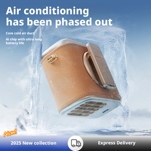 Индивидуальные мини-вентиляторы для ношения на поясе, с питанием от USB, пластиковые, для использования на улице - Product Image 4