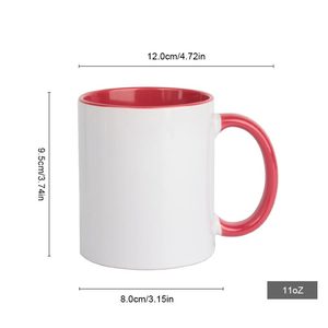 Gloway đa màu gốm Mug DIY in ấn 11oz thăng hoa Mug tùy chỉnh chuyển in ấn cốc - Product Image 4