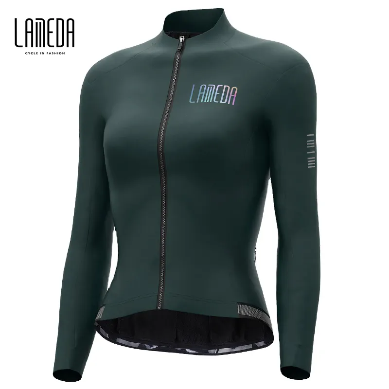 LAMEDA Custom Composite Fabric Windbreak Winter Thermal Women Jacket Cycling