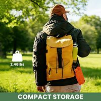 Table pliante portable en acier carbone ultralégère pour le camping, la randonnée, le trekking, le pique-nique, la plage, le barbecue