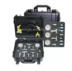 <strong>Hydraulic</strong> Pressure Gauge Kit for Excavator Construction Machinery Parts test Hose test Tool Kit - Product Image 4