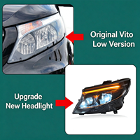 Phares LED adaptés aux Mercedes-Benz Vito W447 V-Class 2016-2023, modification de l'ensemble de phares avec phares avant VITO