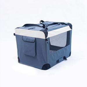 Factory Price Soft Folding Pet Dog <b>Crate</b> Collapsible Anti Scratch Mesh Portable Travel Pet Soft Dog <b>Crate</b> - Product Image 3