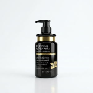 Champú Purificante <span class=keywords><strong>para</strong></span> <span class=keywords><strong>el</strong></span> Cuero Cabelludo con Aceite de Árbol de Té y Extracto de Menta, Calma la Irritación, Clarifica, Refresca, Cuidado del Cuero Cabelludo, Control de Grasa - Product Image 1