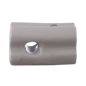 Wetterfester Weißer Glasierte Porzellan-Isolator für Elektrozäune Hochspannungsisolierung Tiefrillen-Bullnose-Typ - Product Image 5