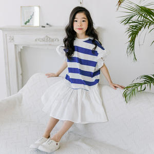 Vestido Maxi a Rayas de Colores para Niñas, Estilo Western, para Fiestas, Compra al por Mayor desde China, para el Verano, para Niños - Product Image 4