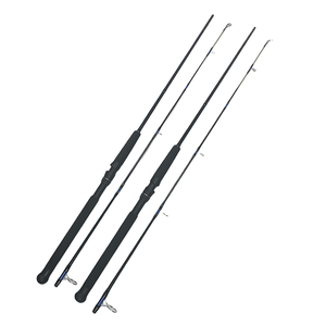 Canne à pêche de 2,1 m, super résistante, légère, pour lancer à distance, adaptée à la pêche au lancer, 2 sections - Product Image 3