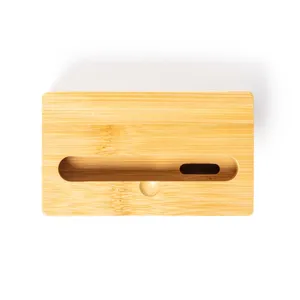 Amplificateur de smartphone en bambou, gadgets écologiques - Product Image 3
