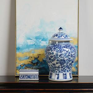 Vaso in porcellana di zenzero blu e bianco antico retrò in <span class=keywords><strong>ceramica</strong></span> più venduto - Product Image 2