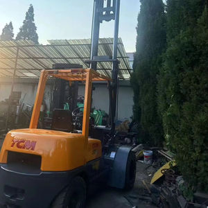 TCM FD30 Mini chariot élévateur diesel d'occasion Moteur japonais Isuzu Capacité de 3 tonnes Chariot élévateur à fourche automatique à combustion interne de 4500mm - Product Image 1