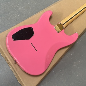 Guitare rose Guitare chinoise bon marché Guitare électrique rose avec corps motif chat Expédition rapide - Product Image 4