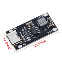 Placa de Carga BMS PCBA para Batería de Litio Triple de Polímero de Alta Corriente 3A, Entrada Tipo C de 4.2V/4.35V, 14.8x30.9mm para Dispositivos Eléctricos