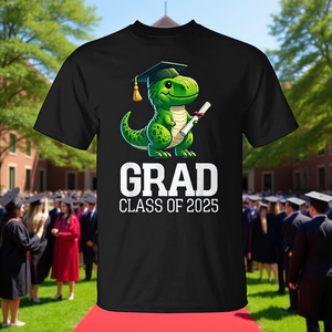 T-shirt de remise de diplôme avec dinosaure T-Rex pour la promotion de 2025 - Product Image 3