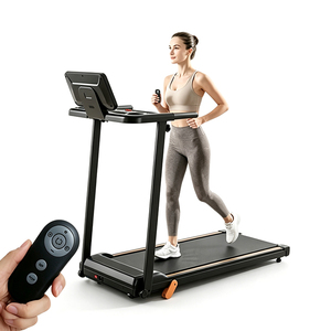 Tapis roulant domestique haut de gamme avec fonction de montée en pente, écran intelligent à 3 fenêtres, moteur silencieux sans balais, bande de course à 4 couches - Product Image 3