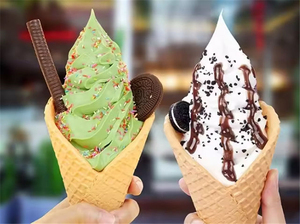 เครื่องทำไอศกรีมไฟฟ้าแบบตั้งโต๊ะรุ่นใหม่ปี 2026 เครื่องทำน้ำแข็งไสอัตโนมัติสำหรับใช้ในบ้าน - Product Image 4