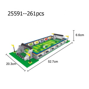 Crea Tu Propio Campo de Fútbol con Figuras Pequeñas, 401 Piezas/269 Piezas/261 Piezas, Juego de Bloques de Construcción, el Mejor Regalo para los Fanáticos del Fútbol - Product Image 4