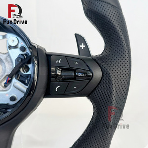Volante Deportivo de Cuero con Calefacción para <span class=keywords><strong>BMW</strong></span> <span class=keywords><strong>Serie</strong></span> F F31 F01 F07 X3 F25 F33 F90 M5 X4 F26 F06 F87 F44 F87 M2 X1 F48 F34 M Sport, Disponible en <span class=keywords><strong>Stock</strong></span> - Product Image 2
