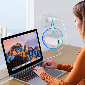 <span class=keywords><strong>Chargeur</strong></span> rapide TKT 30W GaN avec ports Type-C et USB QC4.0/PD Protection OTP pour téléphones mobiles - Product Image 3