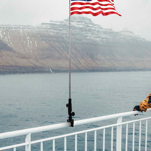 HOMFUL Marine <span class=keywords><strong>Boat</strong></span> <span class=keywords><strong>Flag</strong></span> Pole Set accessori per barche portabandiera per barche - Product Image 6