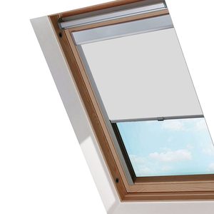 รางม่านม้วนกันแสงแบบติดเพดาน ยี่ห้อ Velux ดีไซน์ทันสมัย เรียบง่าย ผลิตจากโพลีเอสเตอร์ - Product Image 3