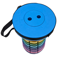 Tabouret pliable portable léger pour le camping, la pêche, la randonnée et le barbecue, capacité de charge de 400 lb