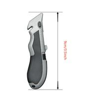 Mini couteau utilitaire coupe-papier à lame facile à changer avec coupe-boîte rétractable à chaîne