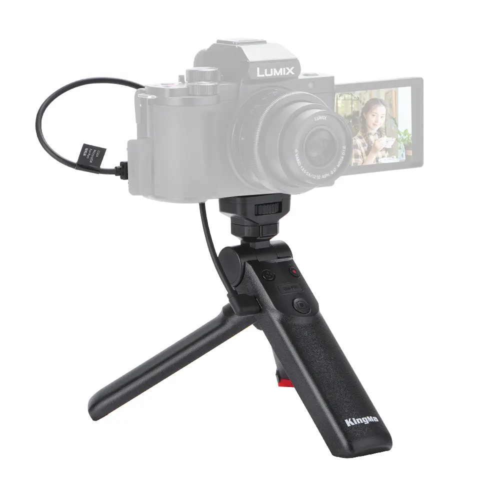 KingMa מיני נייד ירי גריפ Vlog מצלמה גריפ Vlogger ווידאו אידיאלי עבור Vlogging <span class=keywords><strong>Panasonic</strong></span> מצלמה