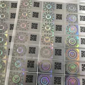 Autocollants holographiques personnalisés anti-falsification avec certificat d'authenticité 3D - Product Image 1