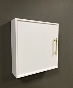 Armoire <span class=keywords><strong>de</strong></span> salle <span class=keywords><strong>de</strong></span> bain personnalisée armoire à pharmacie murale avec couvercle coulissant armoire en bois massif - Product Image 5