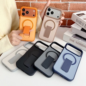 Étui de téléphone magnétique antichoc Senyork simple et discret avec support de charge pour iPhone 11 12 13 14 15 16 17 Pro Max - Product Image 6