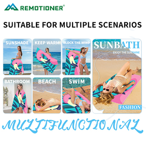 (Diseño Personalizado MOQ: 100PCS) Toalla de Playa Ligera de Microfibra Sublimada Directo de Fábrica, Secado Rápido, Antiarena, Toalla de Viaje - Product Image 5