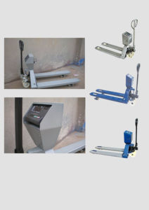 Transpalette manuel numérique avec balance intégrée 2000 <span class=keywords><strong>kg</strong></span> – Transpalette hydraulique manuel avec pèse-personne - Product Image 4