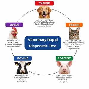 Kits de Tiras Reactivas Veterinarias para la Prueba Rápida de Anticuerpos contra <span class=keywords><strong>Leishmania</strong></span>/Ehrlichia en Perros, para Uso Doméstico, con Certificación CE y Garantía de 2 Años - Product Image 6