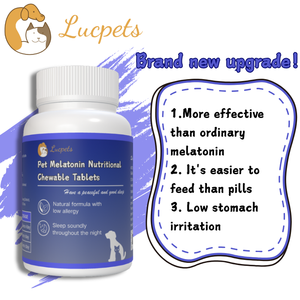 Comprimés à croquer anti-anxiété et induisant le sommeil pour chats et chiens Pet Melatonin Health Care & Supplement Snacks - Product Image 6